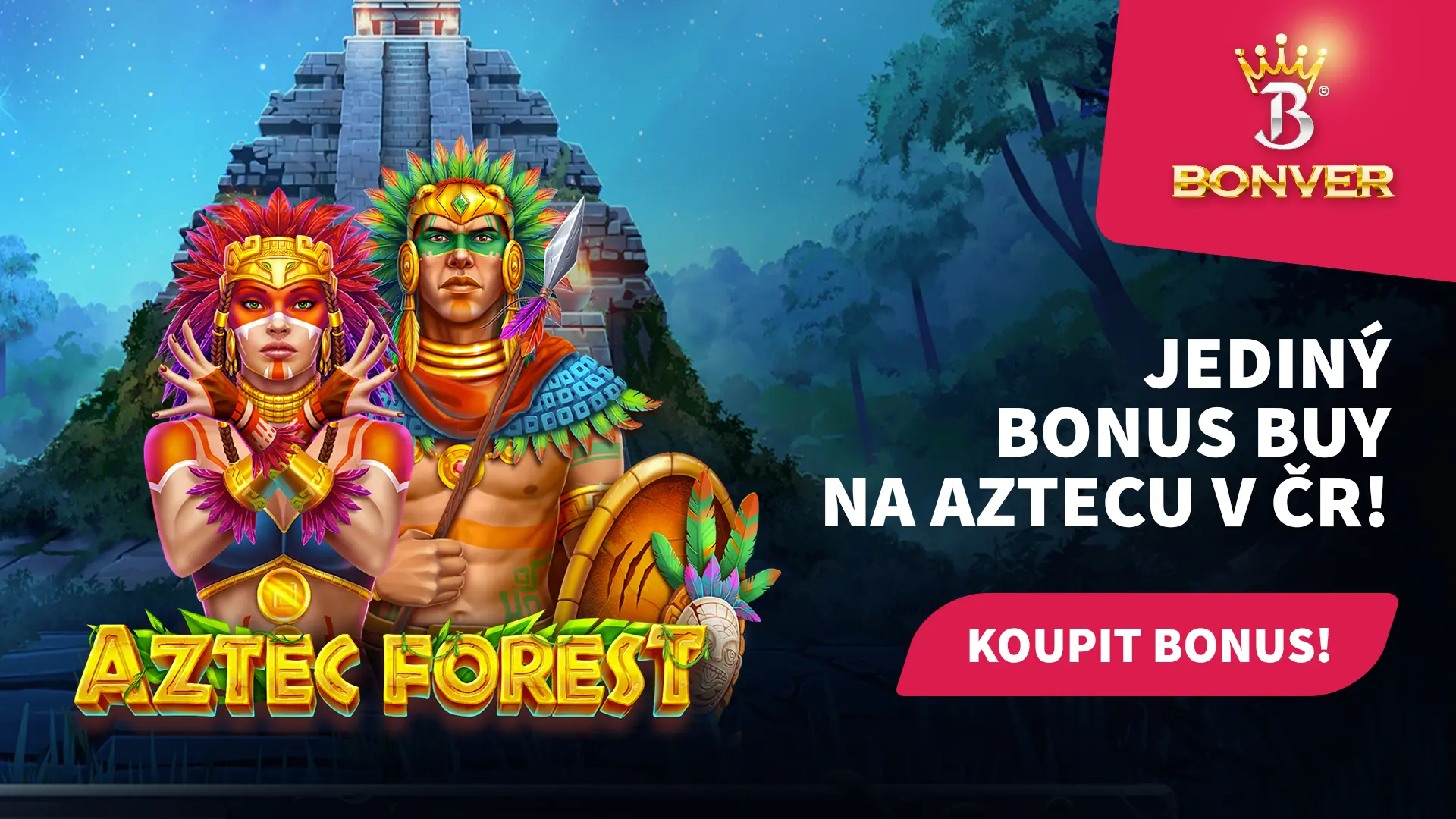 Aztec Forest: Kupte si volná zatočení s funkcí Bonus Buy!