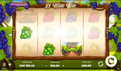 81 Wine Win: Spustíte bonusovku s garantovanou výhrou?