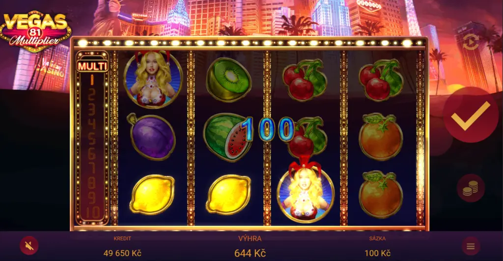 Vegas 81 Multiplier: Vyzkoušejte specifický Multiplikátor!