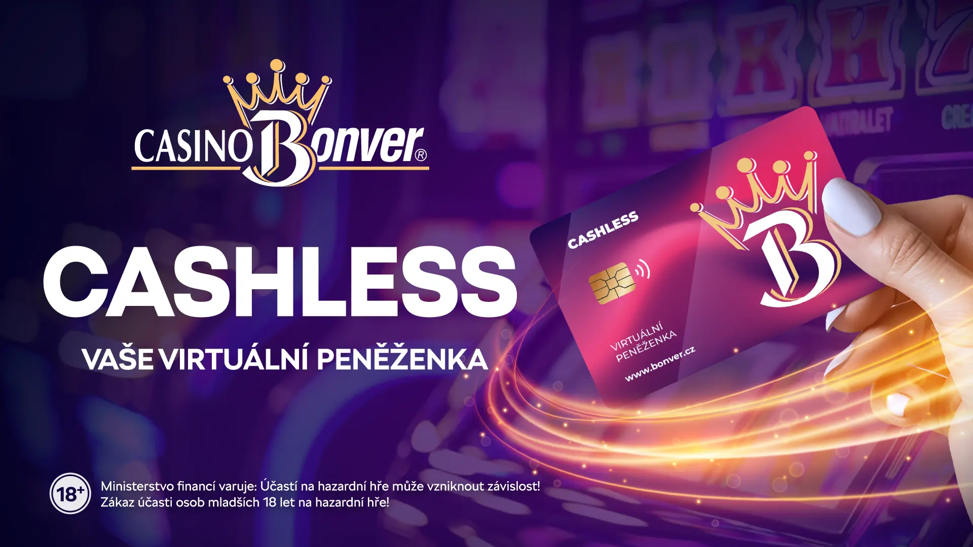 Cashless systém dorazil do Casina Bonver Planá!