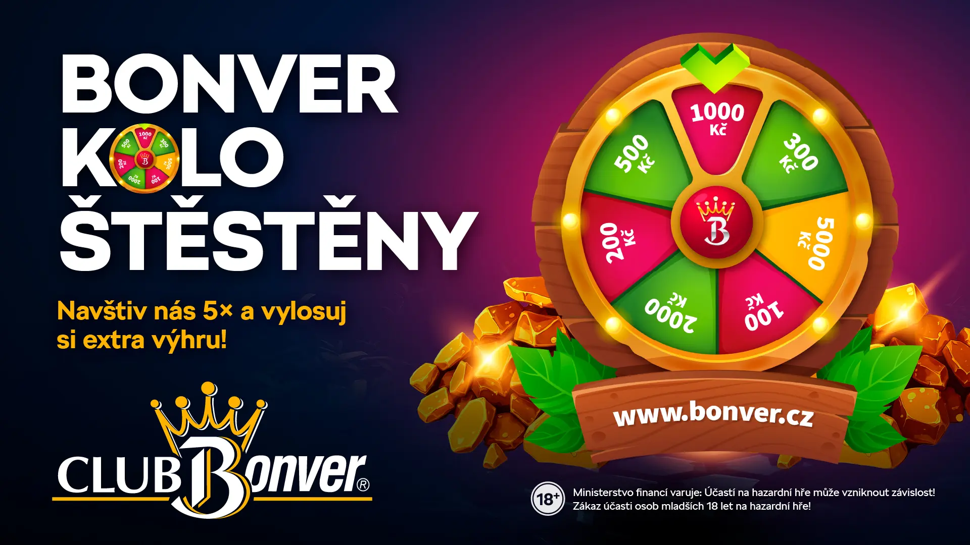 BONVER KOLO ŠTĚSTĚNY se točí i v Karviné!